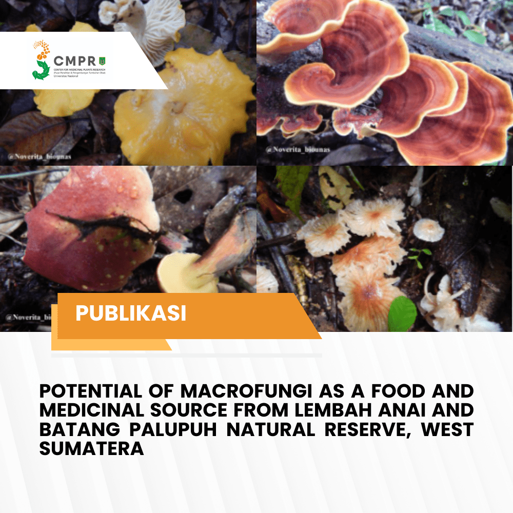 Potential of Macrofungi as a Food and Medicinal Source from Lembah Anai and Batang Palupuh Natural Reserve, West Sumatera