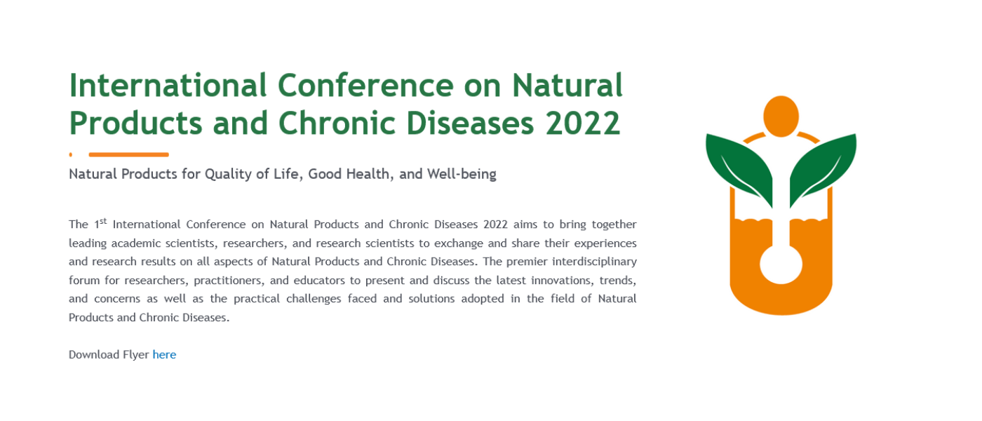 International Conference on Natural Products and Chronic Diseases 2022